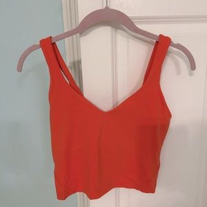 Lululemon - Coral align tank. (Like new)